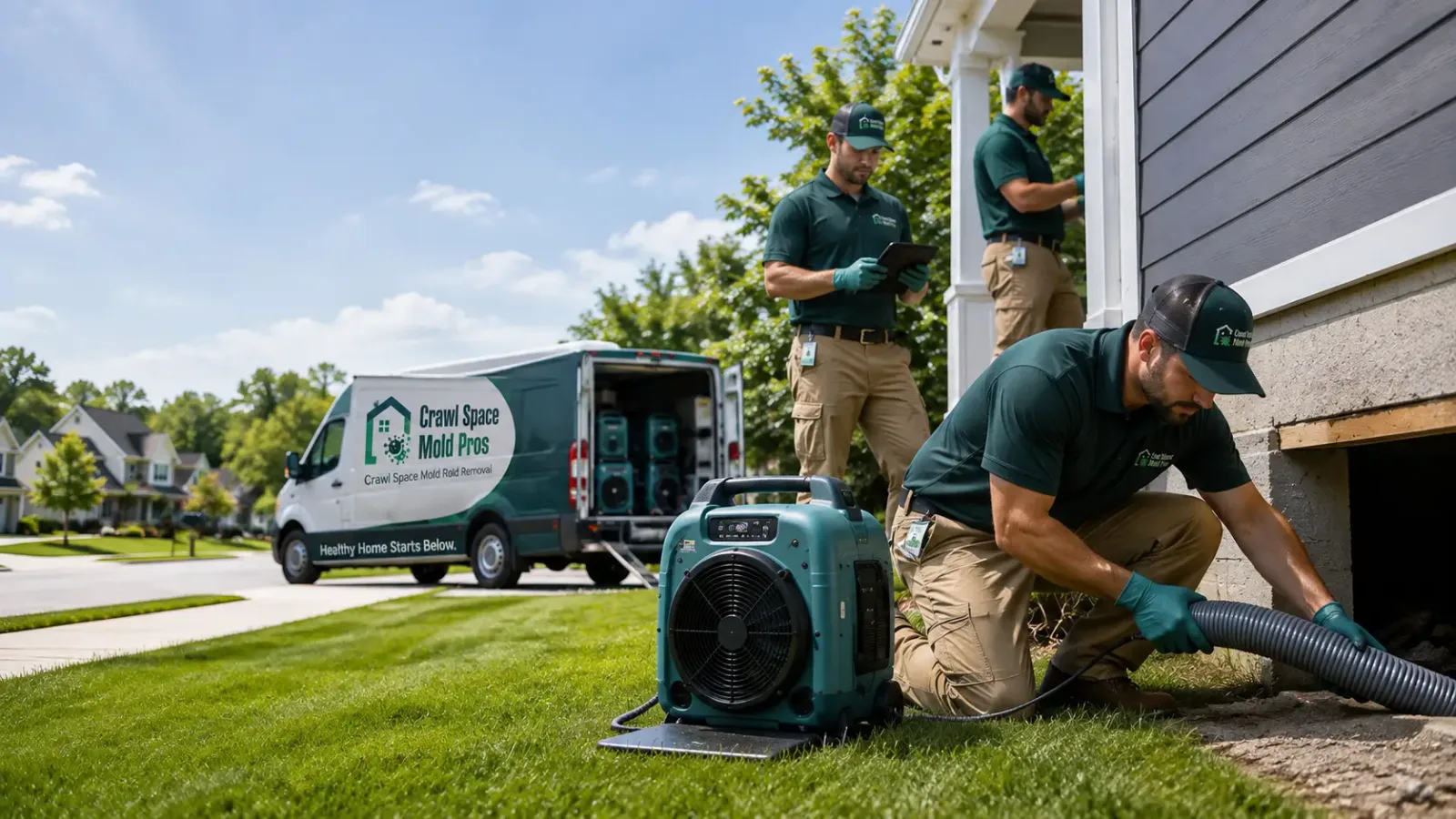 Crawl Space Mold Removal in Plainfield, NH